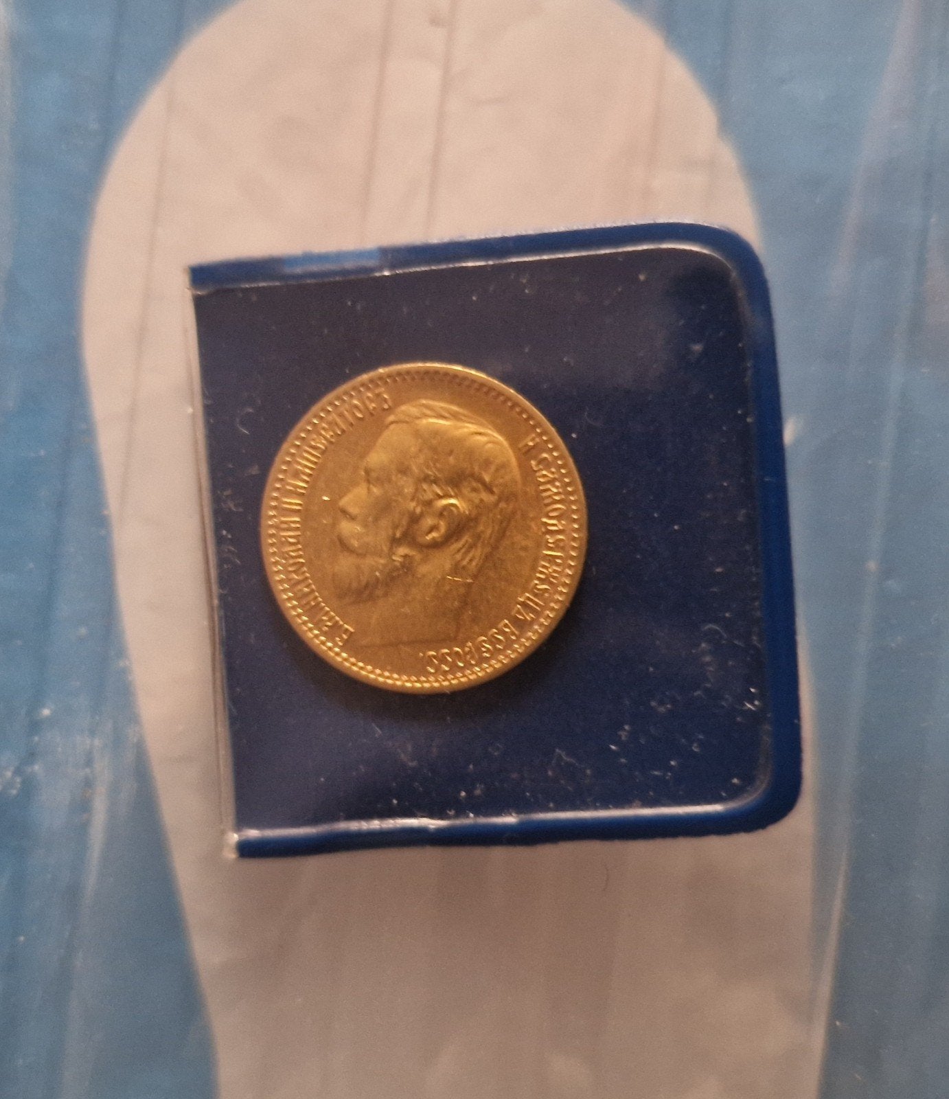Gouden  5 roebel, Ophalen of Verzenden, Losse munt, Goud