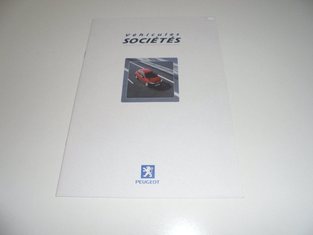 brochure Peugeot kleine bestelwagens  2001, Ophalen of Verzenden, Zo goed als nieuw, Peugeot