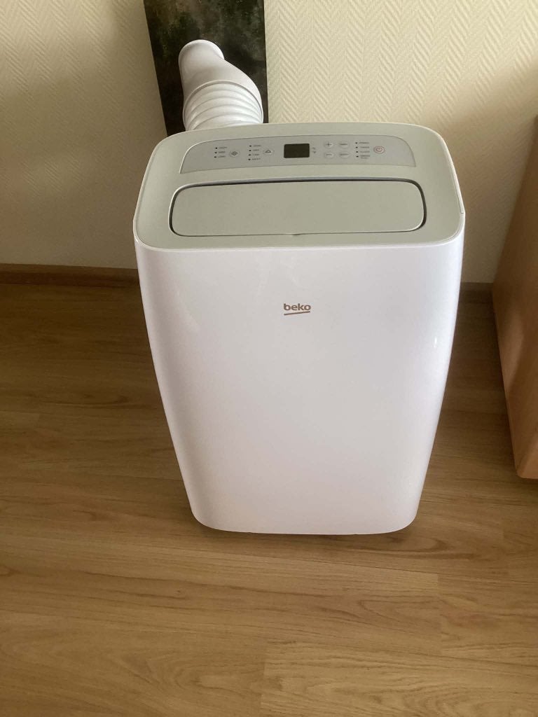 Airco  met afvoer, Witgoed en Apparatuur, Ophalen, 3 snelheden of meer, Zo goed als nieuw, Afstandsbediening