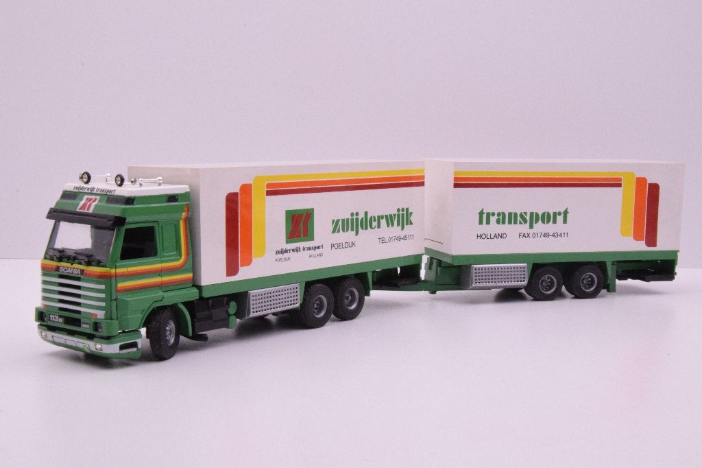 Scania 143 streamline estepe '' Zuyderwijk transport ''Tekno, Ophalen of Verzenden, Zo goed als nieuw, Bus of Vrachtwagen, Tekno