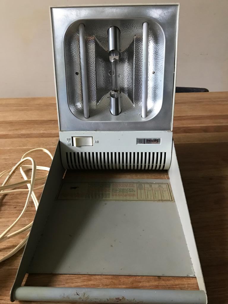 Antieke Philips gezichtsbruiner, Ophalen of Verzenden, Gebruikt, Gezichtsbruiner, Minder dan 10 lampen