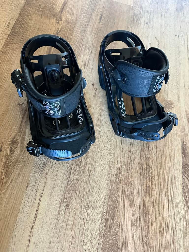 Salomon Snowboard Bindingen Maat L - Zo goed als nieuw, Sport en Fitness, Snowboarden, Ophalen of Verzenden, Zo goed als nieuw