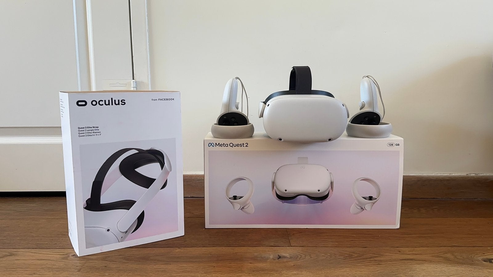 Meta quest 2 met elite head strap, Ophalen, Zo goed als nieuw, VR-bril, Overige platformen