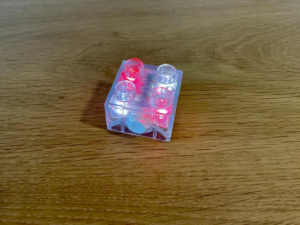 Duplo : Lichtblokje - led - 4 noppen, Ophalen, Zo goed als nieuw, Duplo