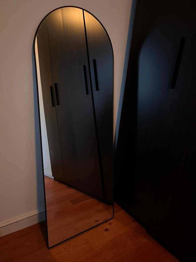 Mooie lange staande spiegel | 160 cm, Ophalen, Minder dan 50 cm, Zo goed als nieuw, 150 tot 200 cm