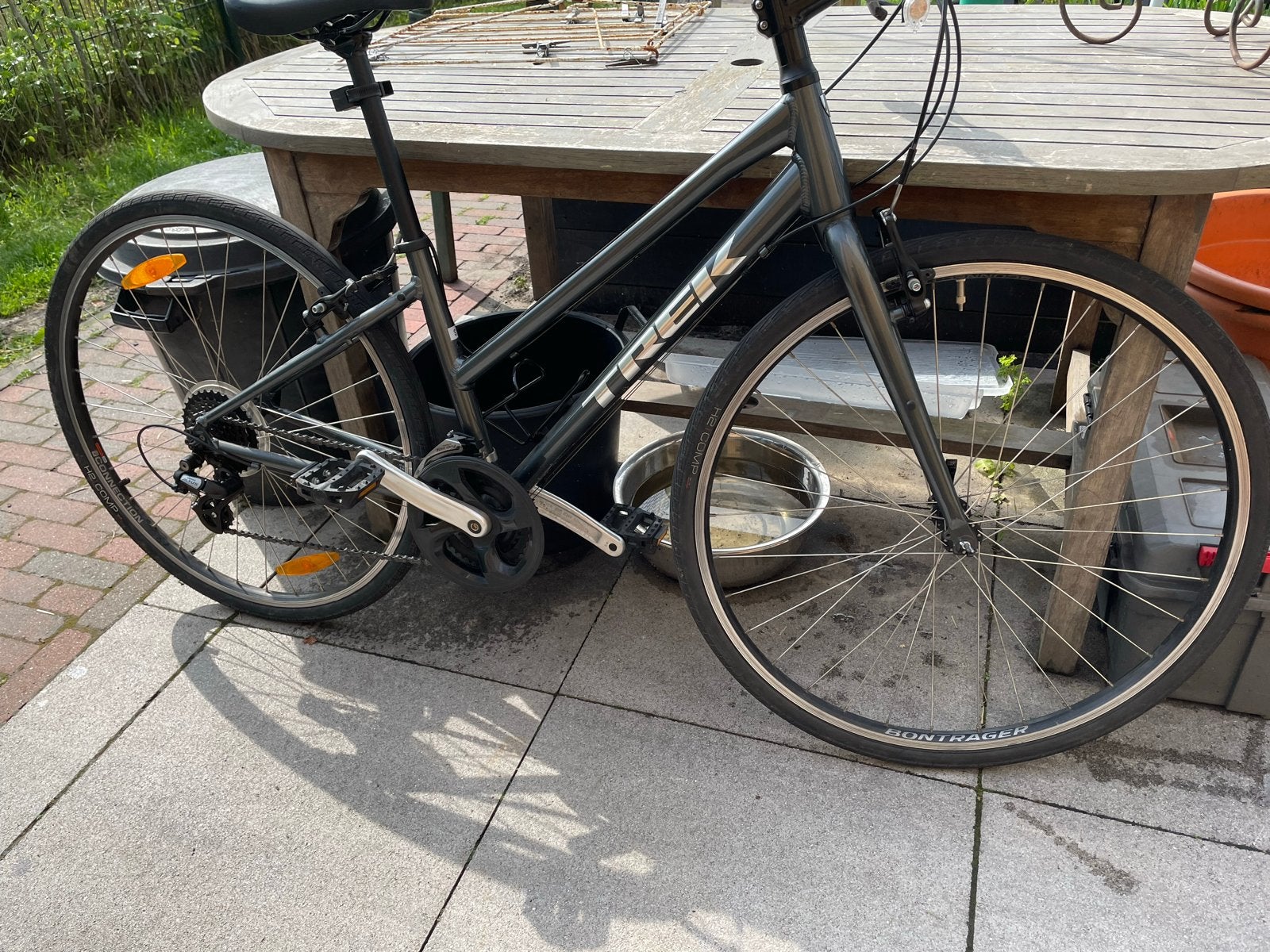 Trek FX1 Damesfiets - gebruikt, Fietsen en Brommers, Velgrem, 47 tot 50 cm, Versnellingen, Zo goed als nieuw