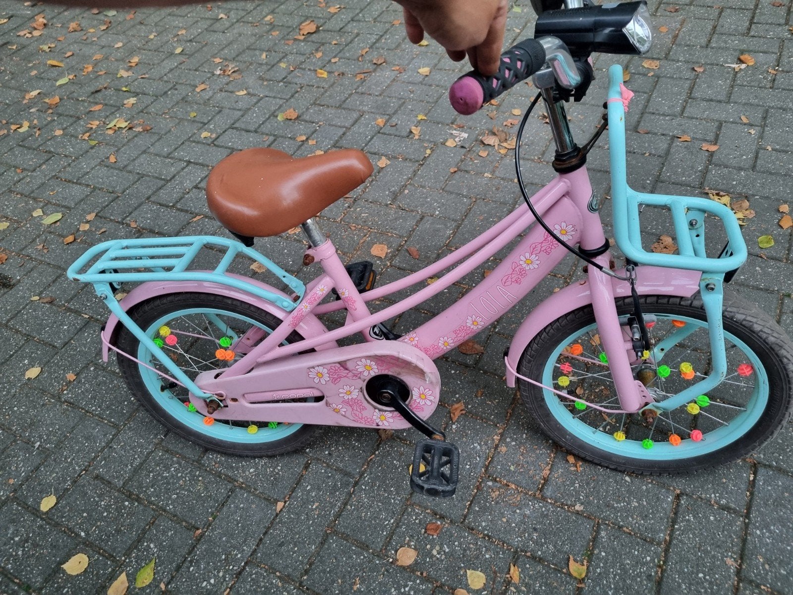 16inch meisjesfiets, Fietsen en Brommers, Ophalen, Gebruikt, 16 inch