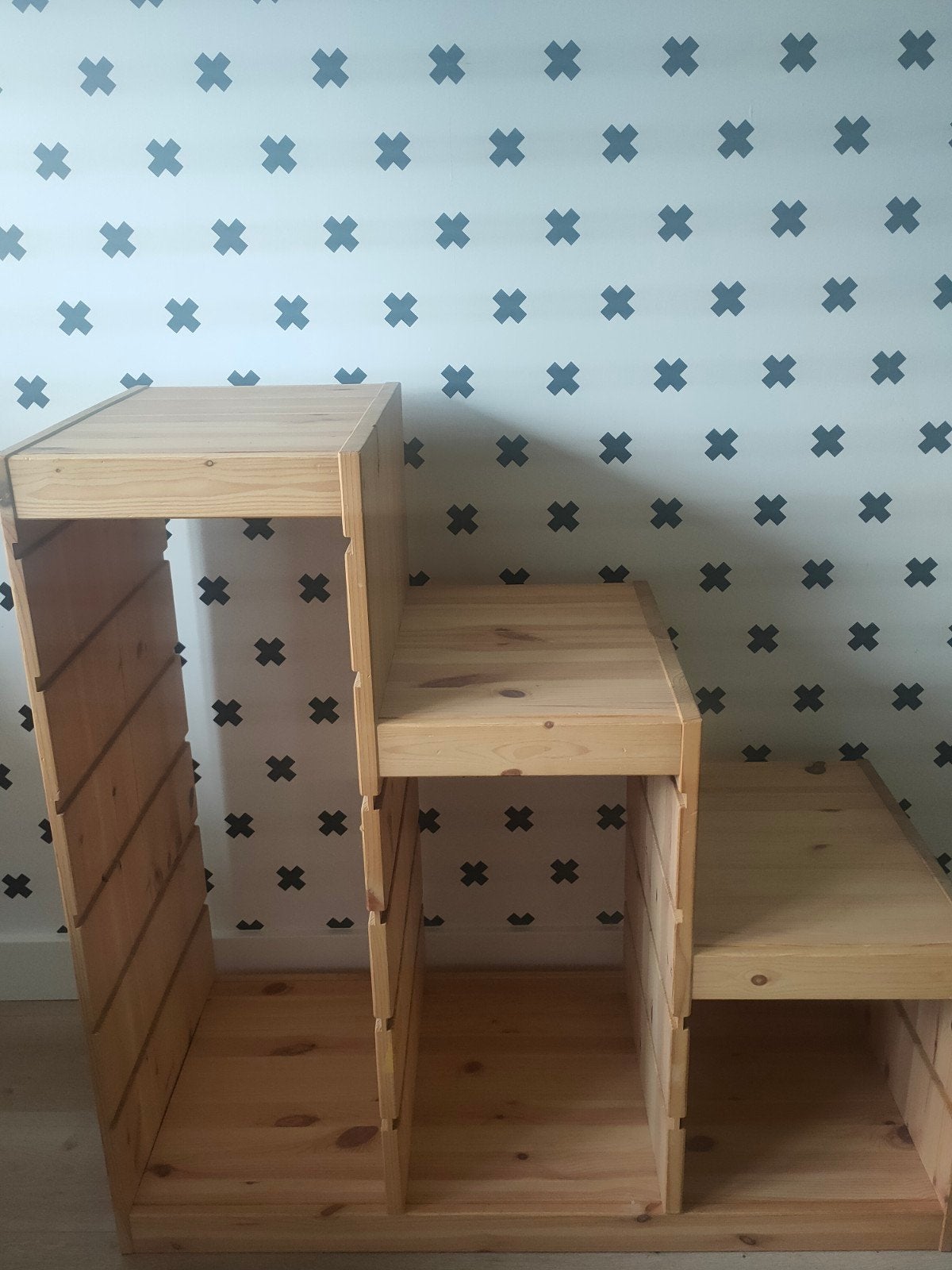 IKEA TROFAST Opbergcombinatie Grenen, Kinderen en Baby's, Ophalen, Gebruikt, Kast, 75 tot 100 cm