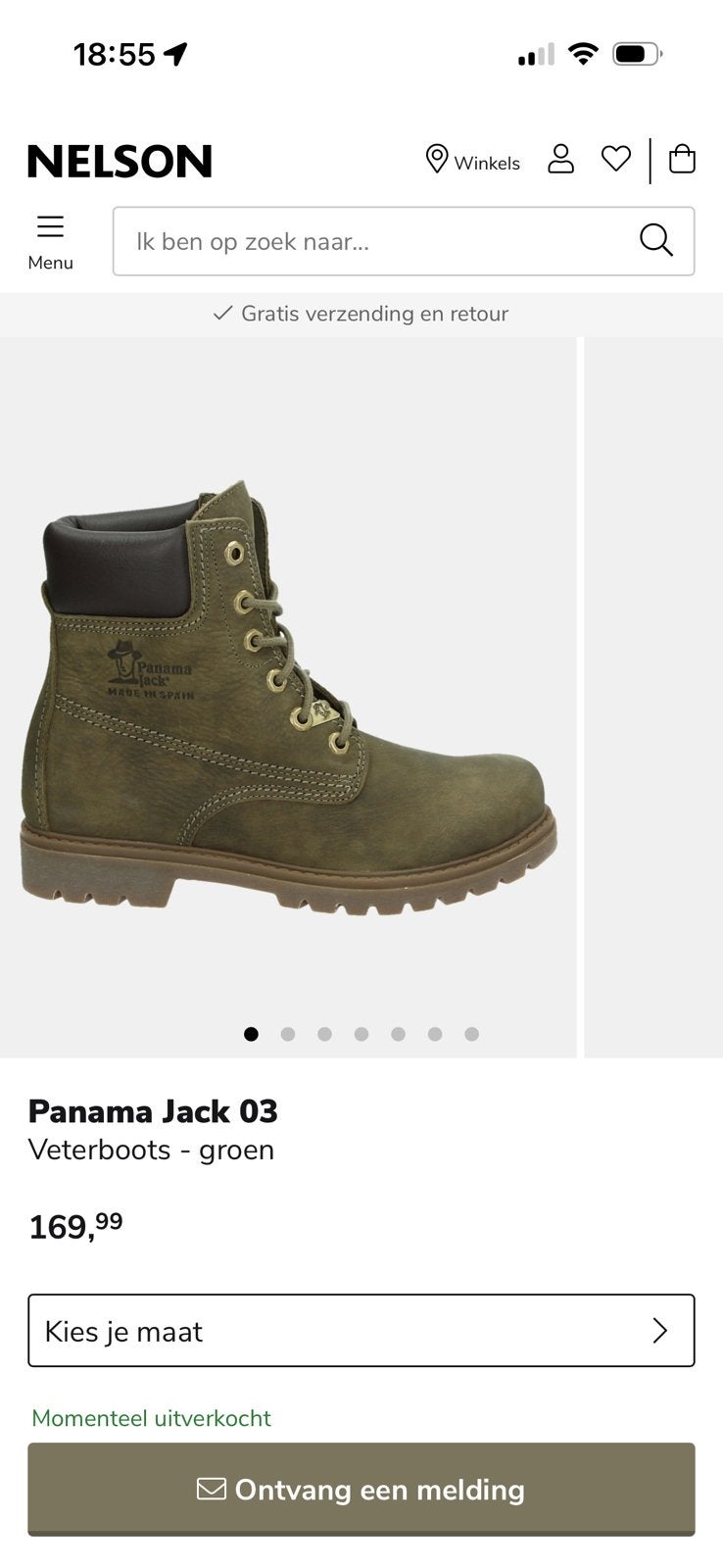 Panama Jack Veterboots, Ophalen of Verzenden, Zo goed als nieuw, Schoenen