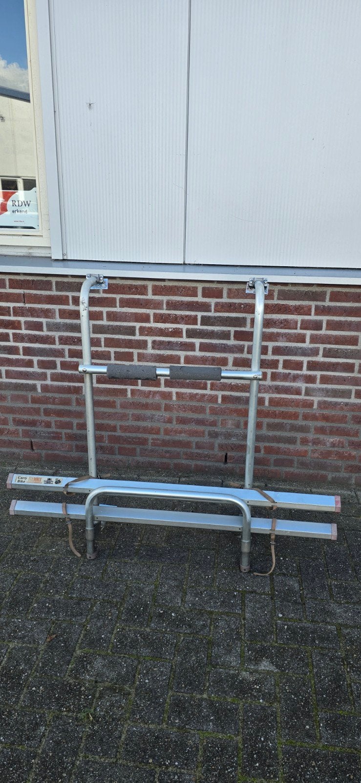 Fiamma fietsenrek voor camper/caravan (2 fietsen), Ophalen, Gebruikt
