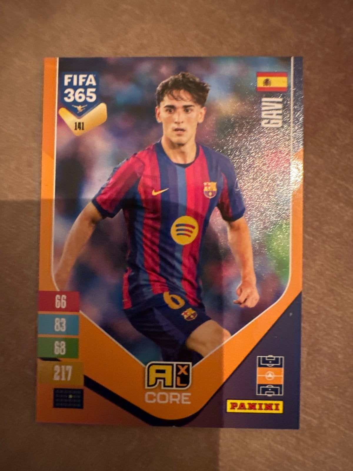 FIFA 365 Panini Gavi Voetbal Spelerskaart, Ophalen of Verzenden, Zo goed als nieuw, Buitenlandse clubs, Spelerskaart