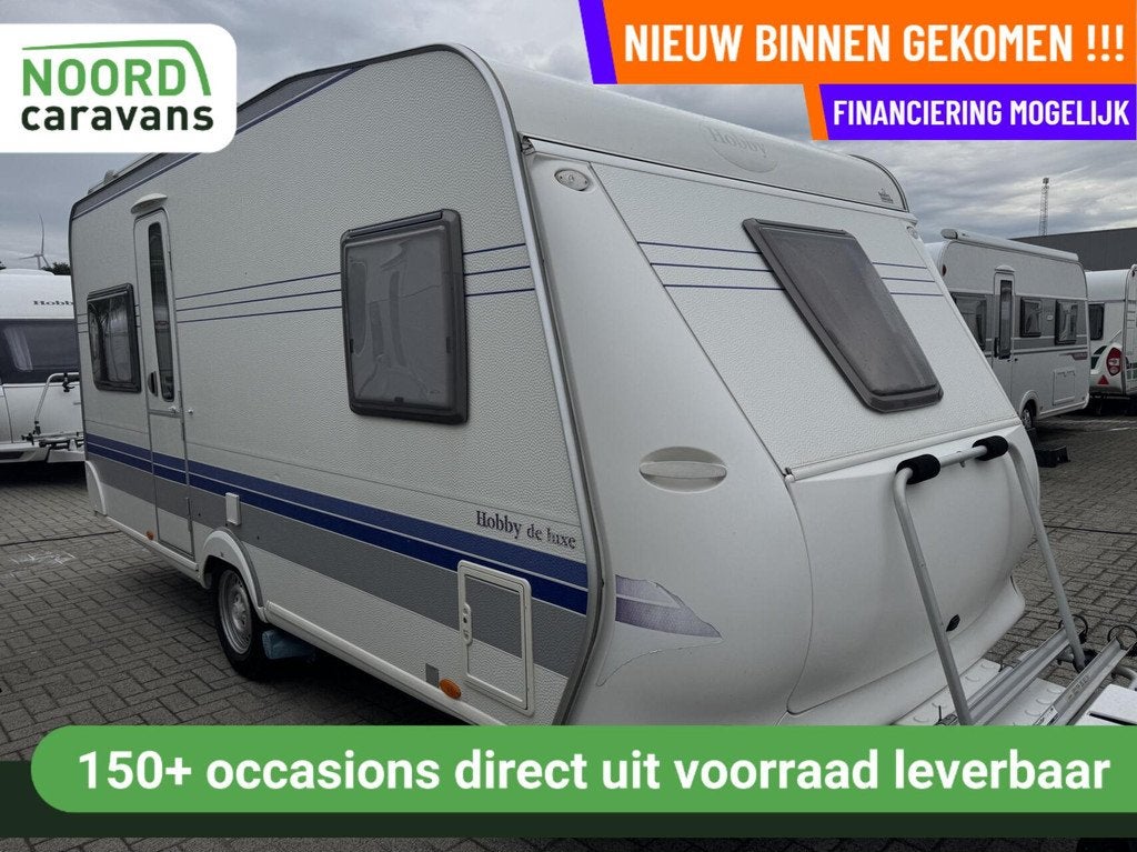 Hobby 460 UFE DE LUXE, FRANSBED, MOVER, FIETSENBDRAGERS, Caravans en Kamperen, Caravans, Rondzit, Hobby, Bedrijf, Luifel