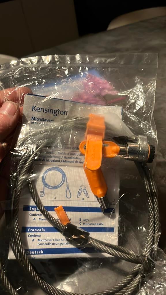 Kensington laptop notebook slot lock nieuw, Ophalen of Verzenden, Zo goed als nieuw