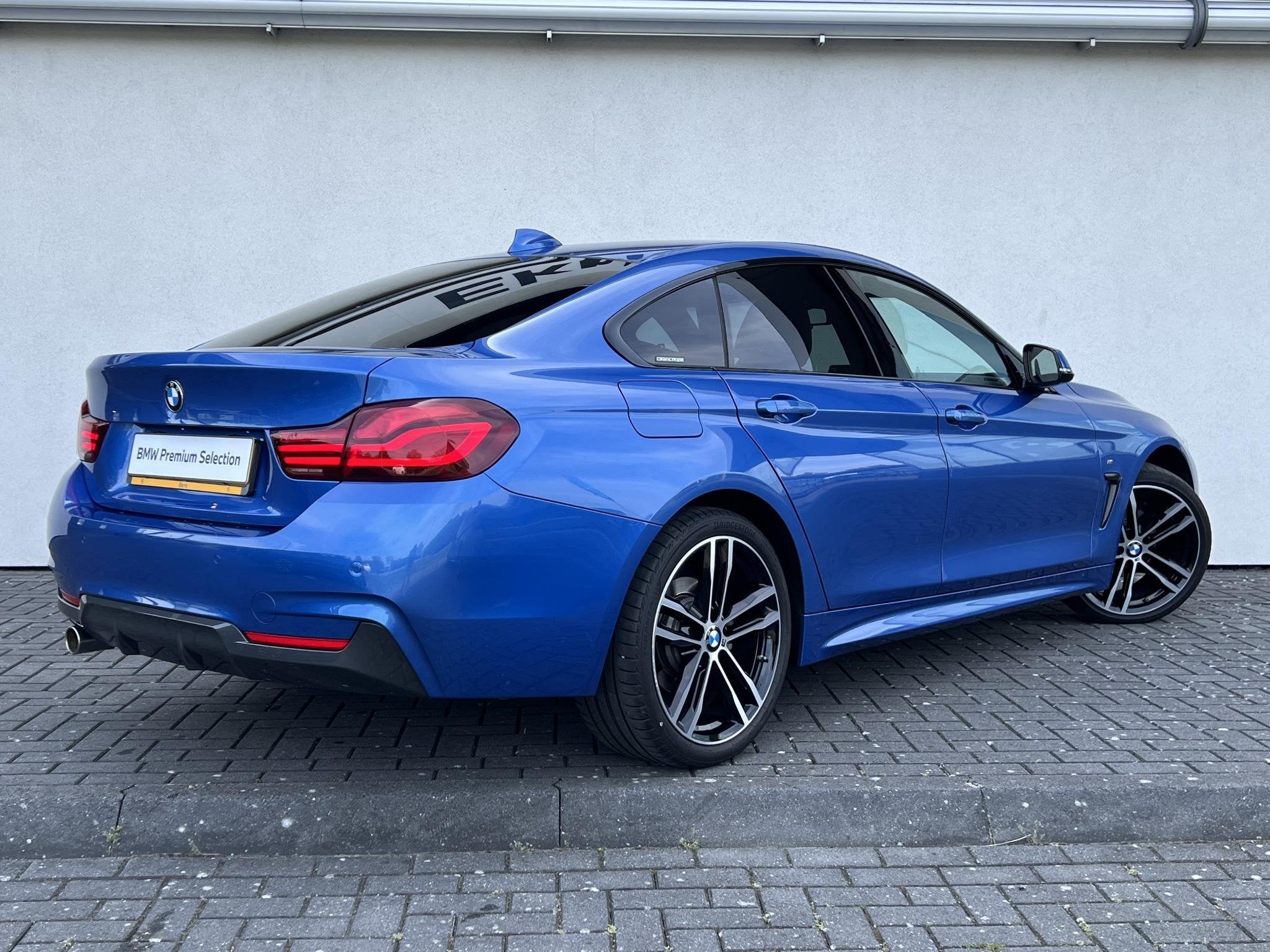 BMW 4-serie Gran Coupé 418i Gran Coupe | M Sport | HiFi Sou, Auto's, Dealer onderhouden, Gebruikt, Met garantie (alle), Blauw