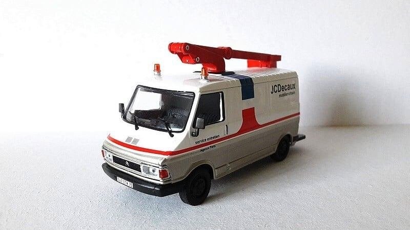 Citroën C35 met hoogwerker (porte nacelle) IXO/Altaya 1:43, Hobby en Vrije tijd, Ophalen of Verzenden, Nieuw, Auto, Overige merken