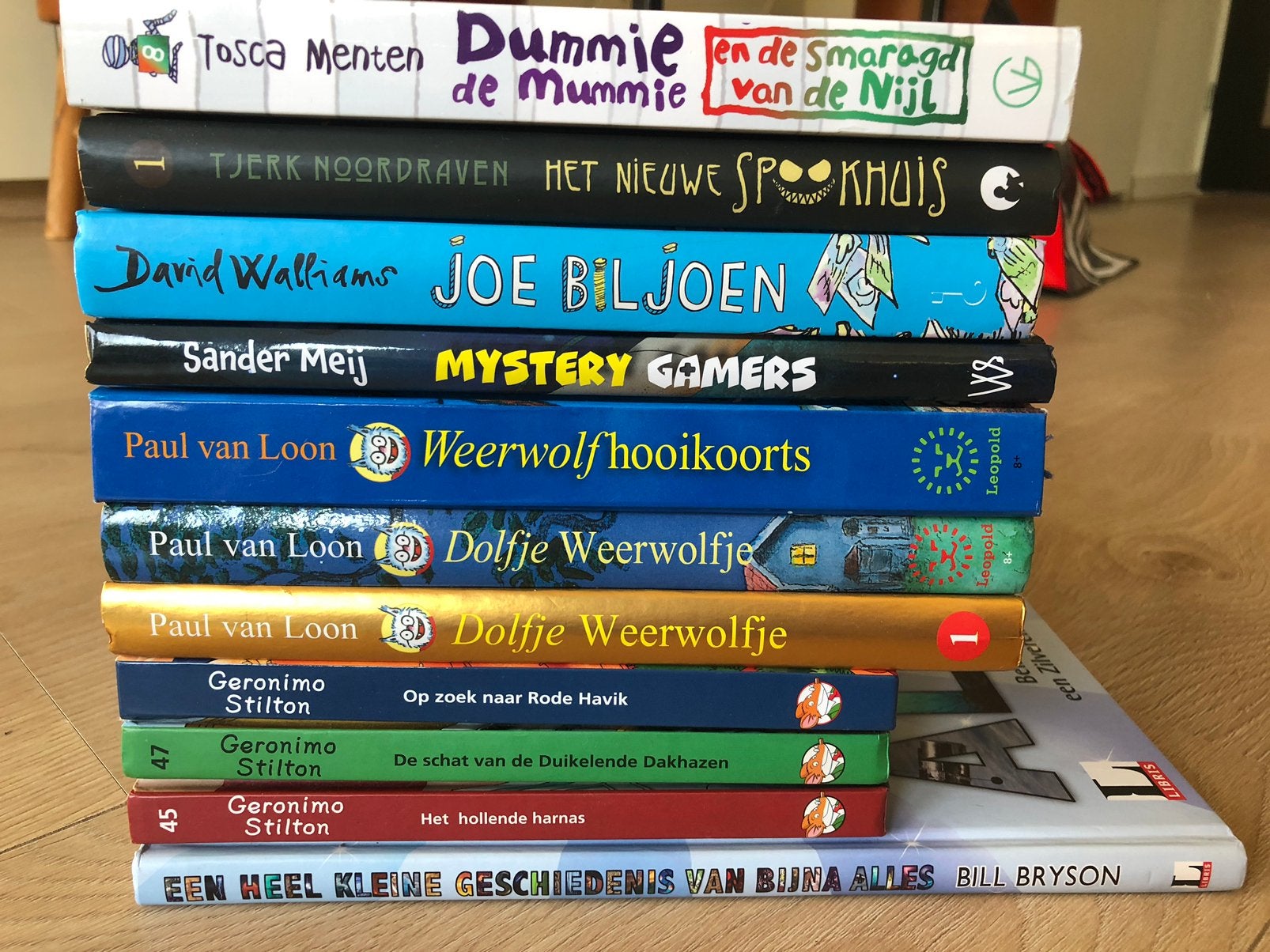 Populaire kinderboeken o.a. Dolfje Weerwolfje & Geronimo St., Ophalen of Verzenden, Zo goed als nieuw