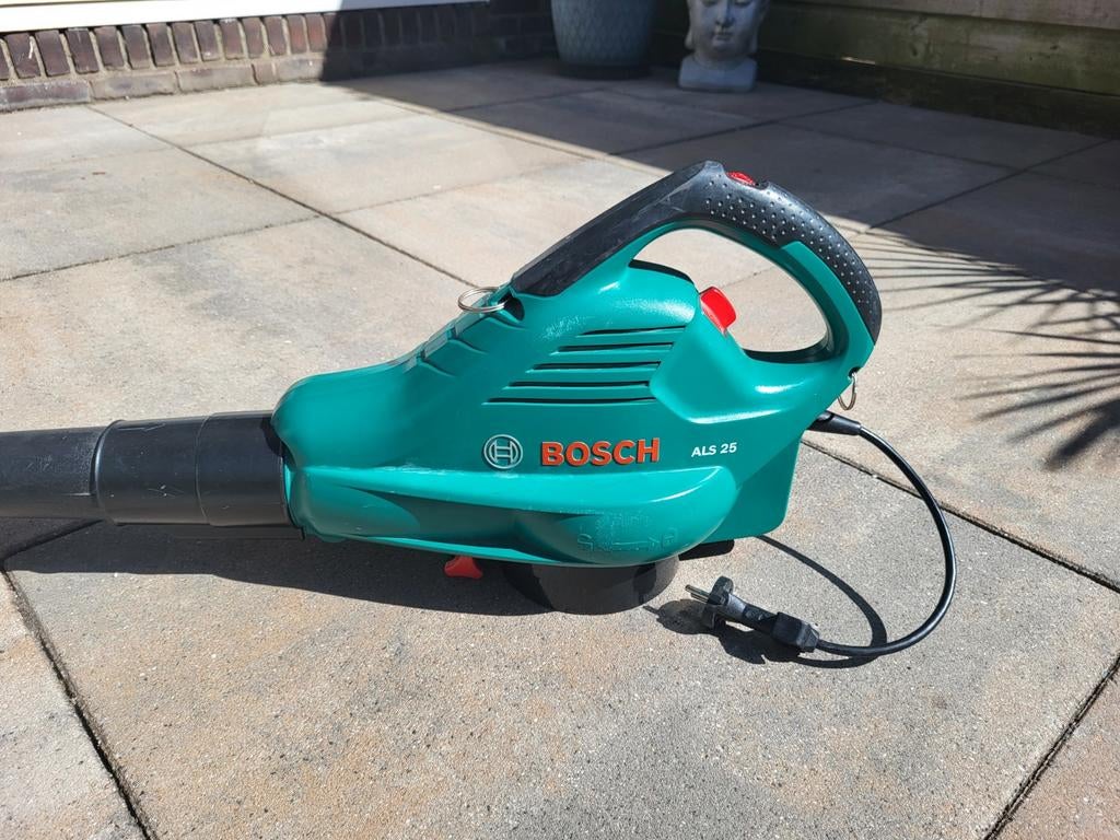 Bosch ALS 25 Bladblazer - Elektrisch en Handgedragen, Tuin en Terras, Bladblazers, Ophalen, Gebruikt, Elektrisch