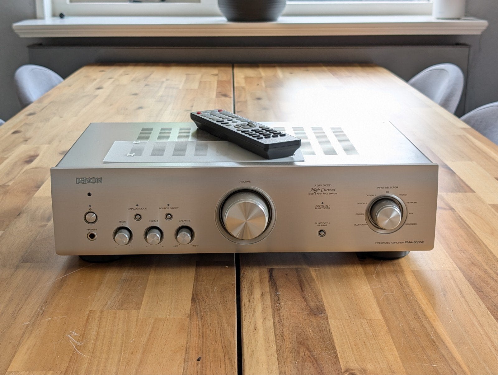 Denon PMA-600NE Versterker - Modern muzikaal!, Denon, Ophalen of Verzenden, Zo goed als nieuw, 60 tot 120 watt