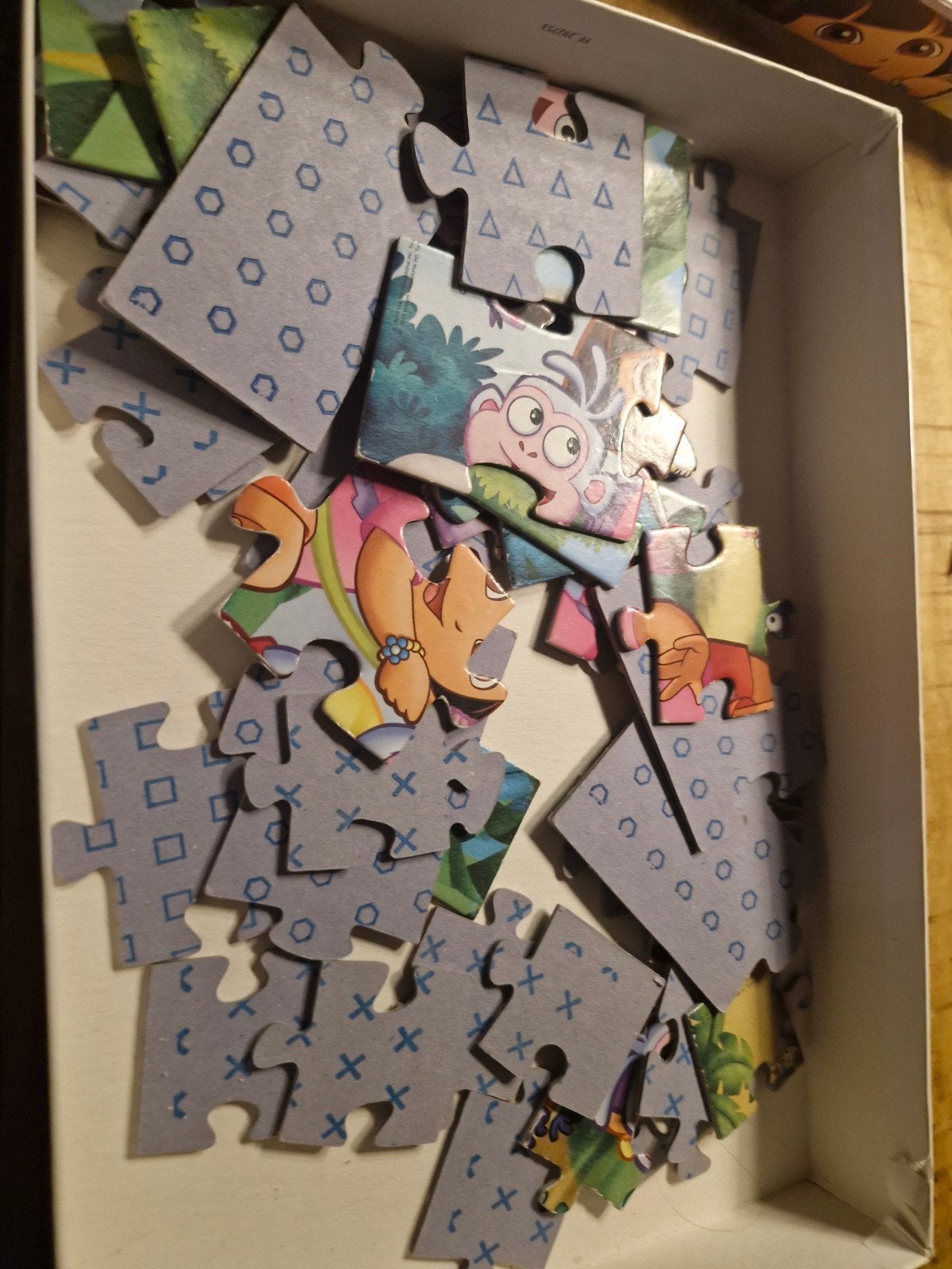 Dora puzzel 6-9-12-16 stukjes, Ophalen of Verzenden, 10 tot 50 stukjes, Gebruikt, 2 tot 4 jaar