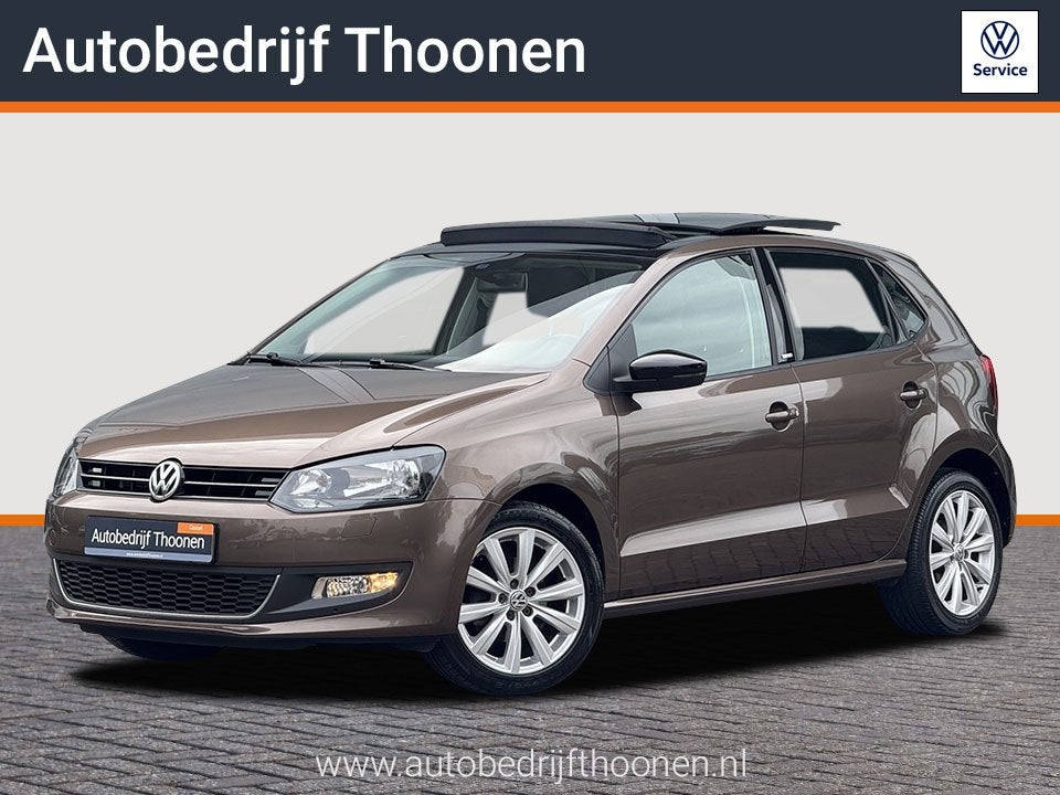 Volkswagen Polo 1.2 TSI Style (bj 2012), Voorwielaandrijving, Euro 5, Stof, Bruin