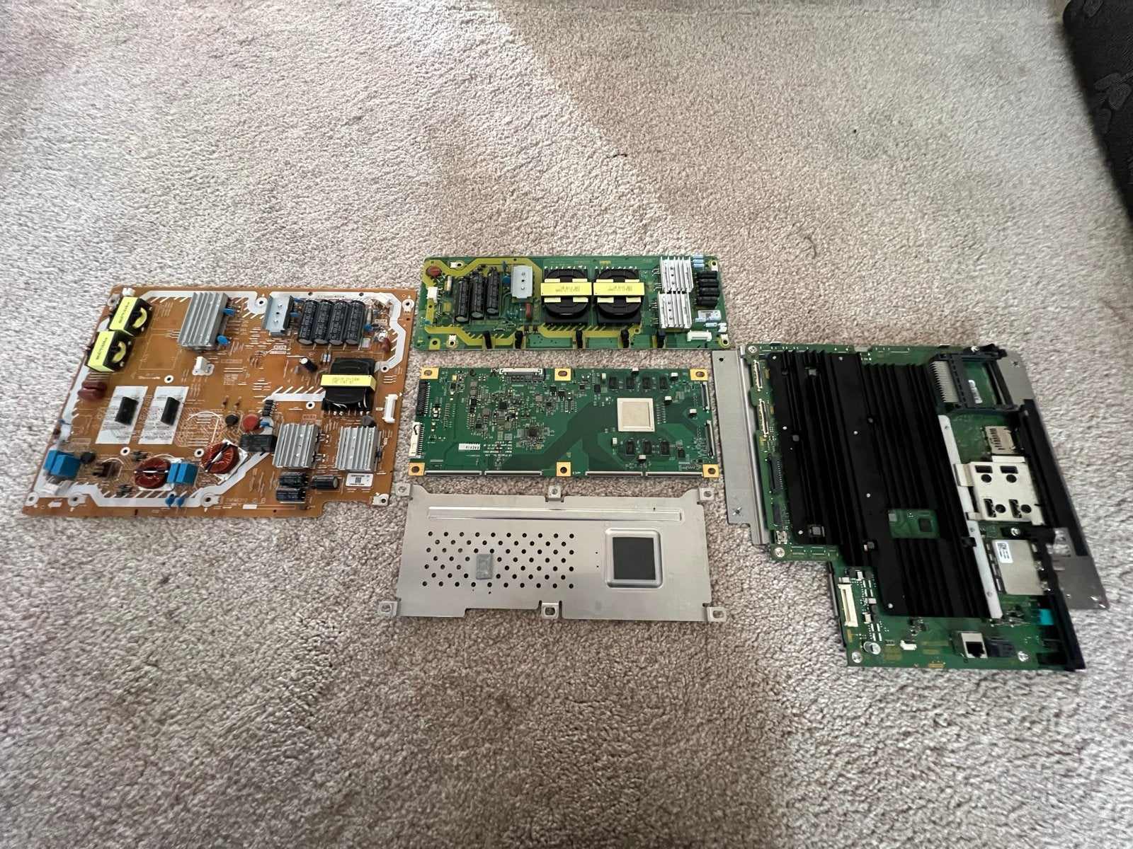 Panasonic TX-65EZW1004 printplaten set mainboard voeding, Ophalen of Verzenden, Gebruikt, Panasonic