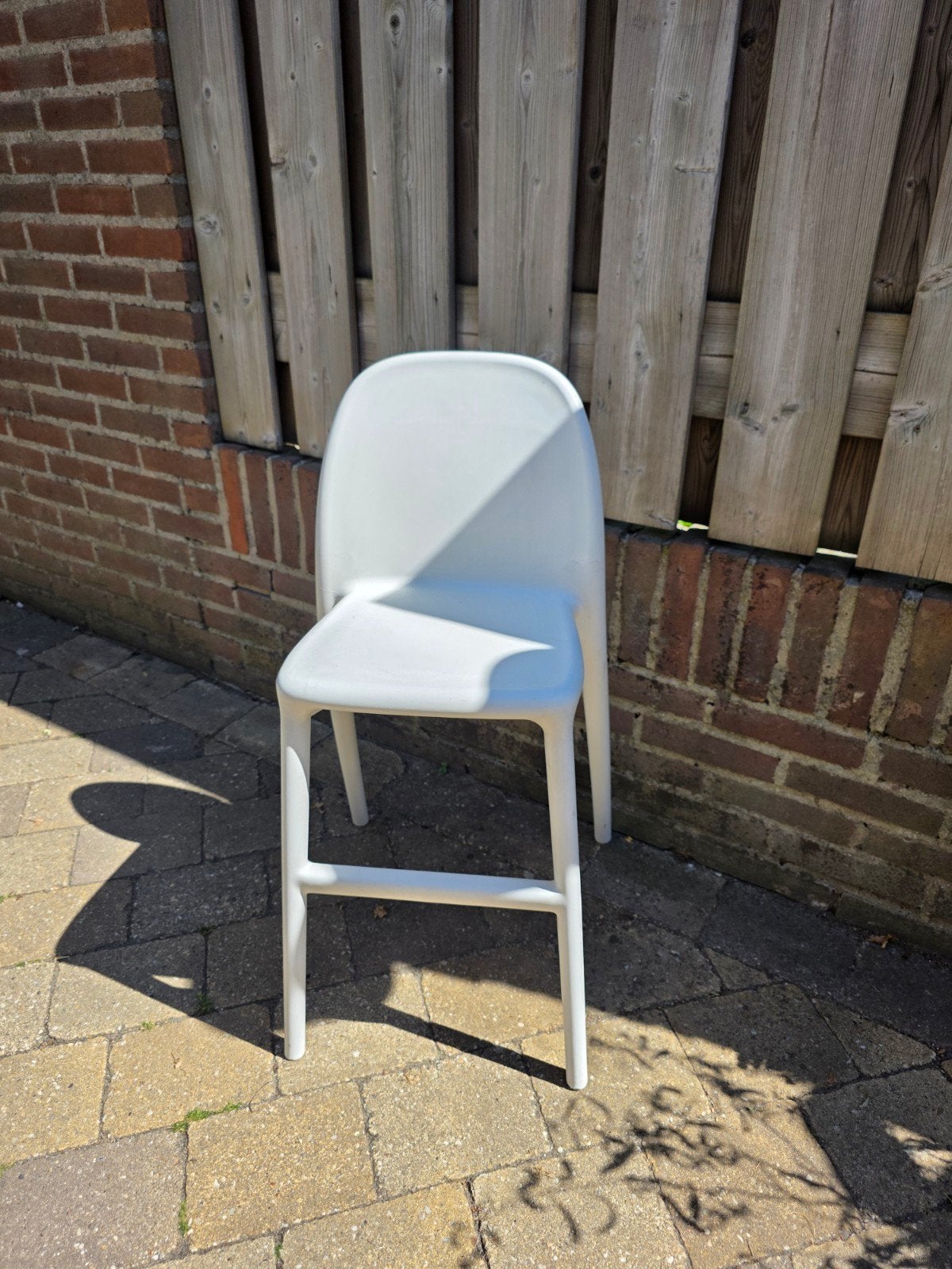 Ikea Urban Kinderstoel - Wit, Hogere Zit, Ophalen, Gebruikt, Meegroeistoel