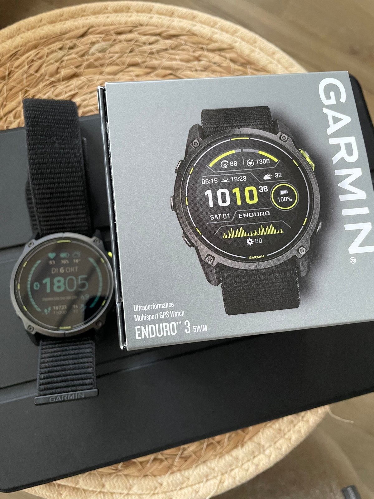 Garmin  Enduro 3 Smartwatch, Ophalen of Verzenden, GPS, Zo goed als nieuw, Android