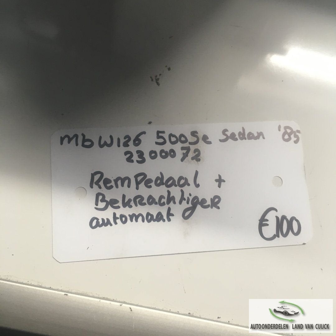 Mercedes W126 500  SE  Automaat  Sedan  1985 Wagennr 2300072, Gebruikt, -, -, Ophalen of Verzenden