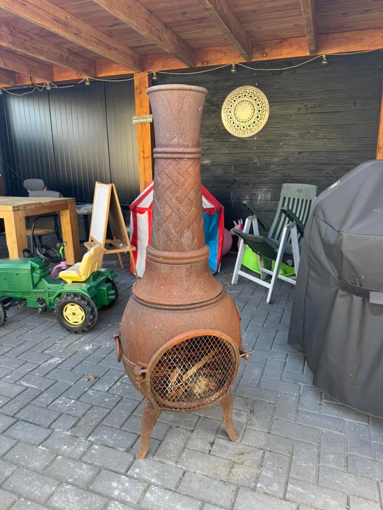 Terras kachel, Tuin en Terras, Tuinhaarden, Ophalen, Zo goed als nieuw