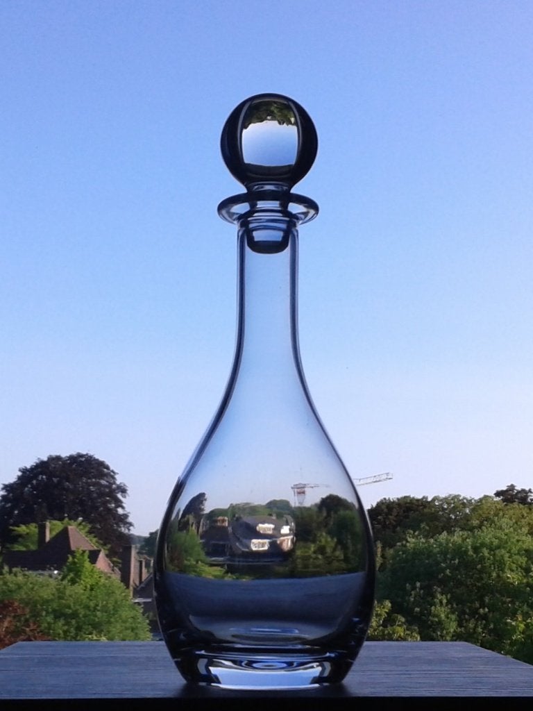 Karaf (2x) Decanter Kristal Bourgogne, Ophalen of Verzenden