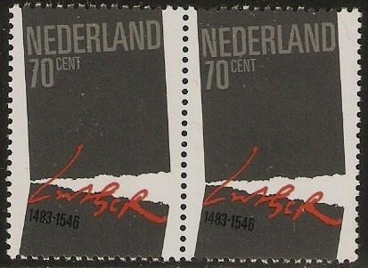 Nederland 1294 paartje h Maarten Luther., Postzegels en Munten, Verzenden, Postfris