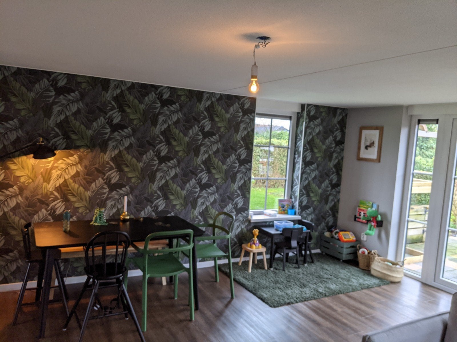 IKEA Lisabo eettafel - Zwart, 140x78 cm, Huis en Inrichting, Tafels | Eettafels, Ophalen, Gebruikt, 100 tot 150 cm, 50 tot 100 cm