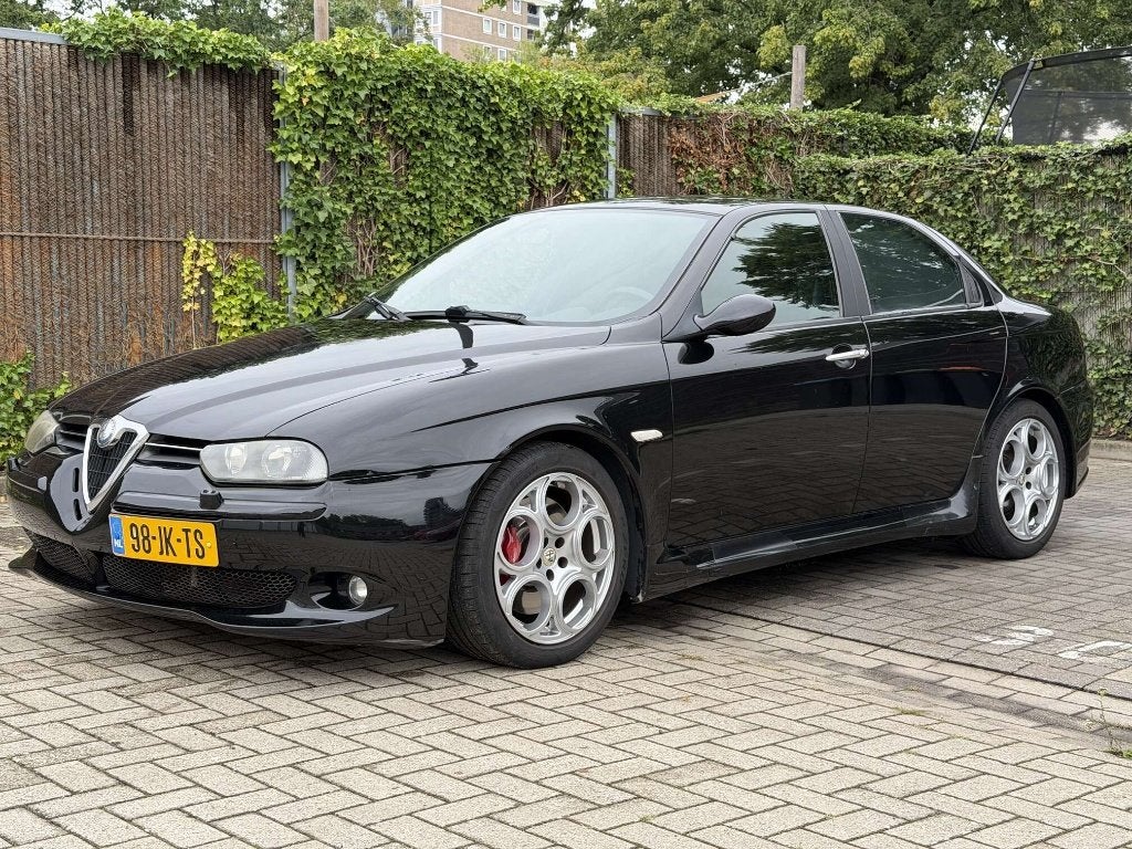 Alfa Romeo 156 GTA 3.2 V6 Berlina - Org NL - Squadra + Q2, Zwart, Zwart, 75 €/maand, Handgeschakeld