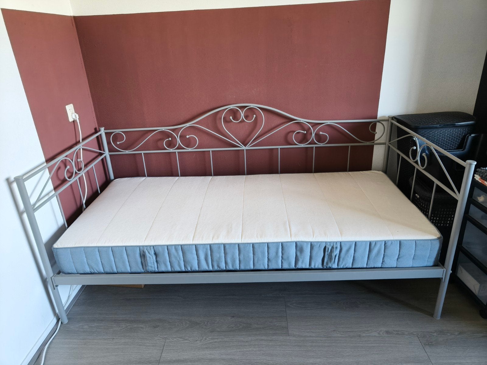 1 persoons bed, Huis en Inrichting, Ophalen, 90 cm, Eenpersoons, Zo goed als nieuw