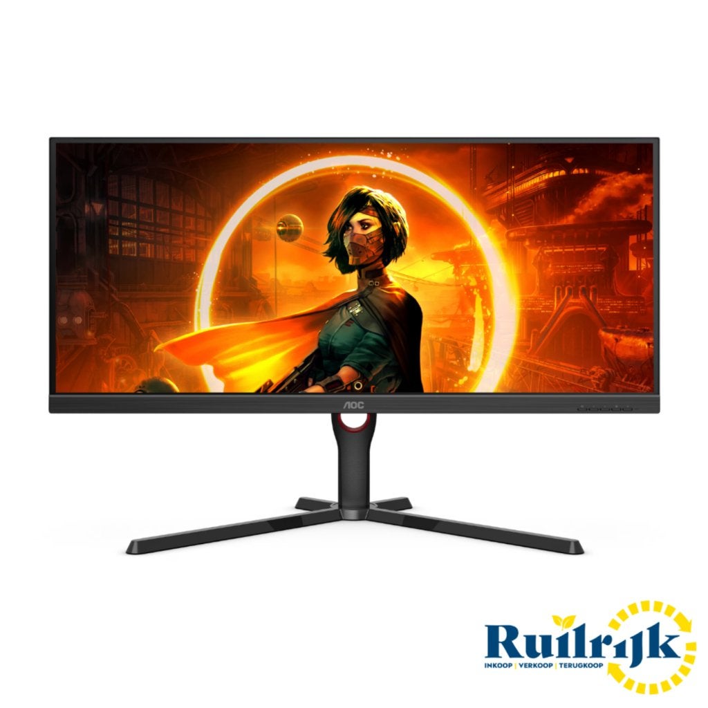 AOC U34G3XM 34 inch QHD 170Hz VA Gaming montior - NEW Refurb, Computers en Software, Monitoren, Ruilrijk, Nieuw, Info@ruilrijk.nl