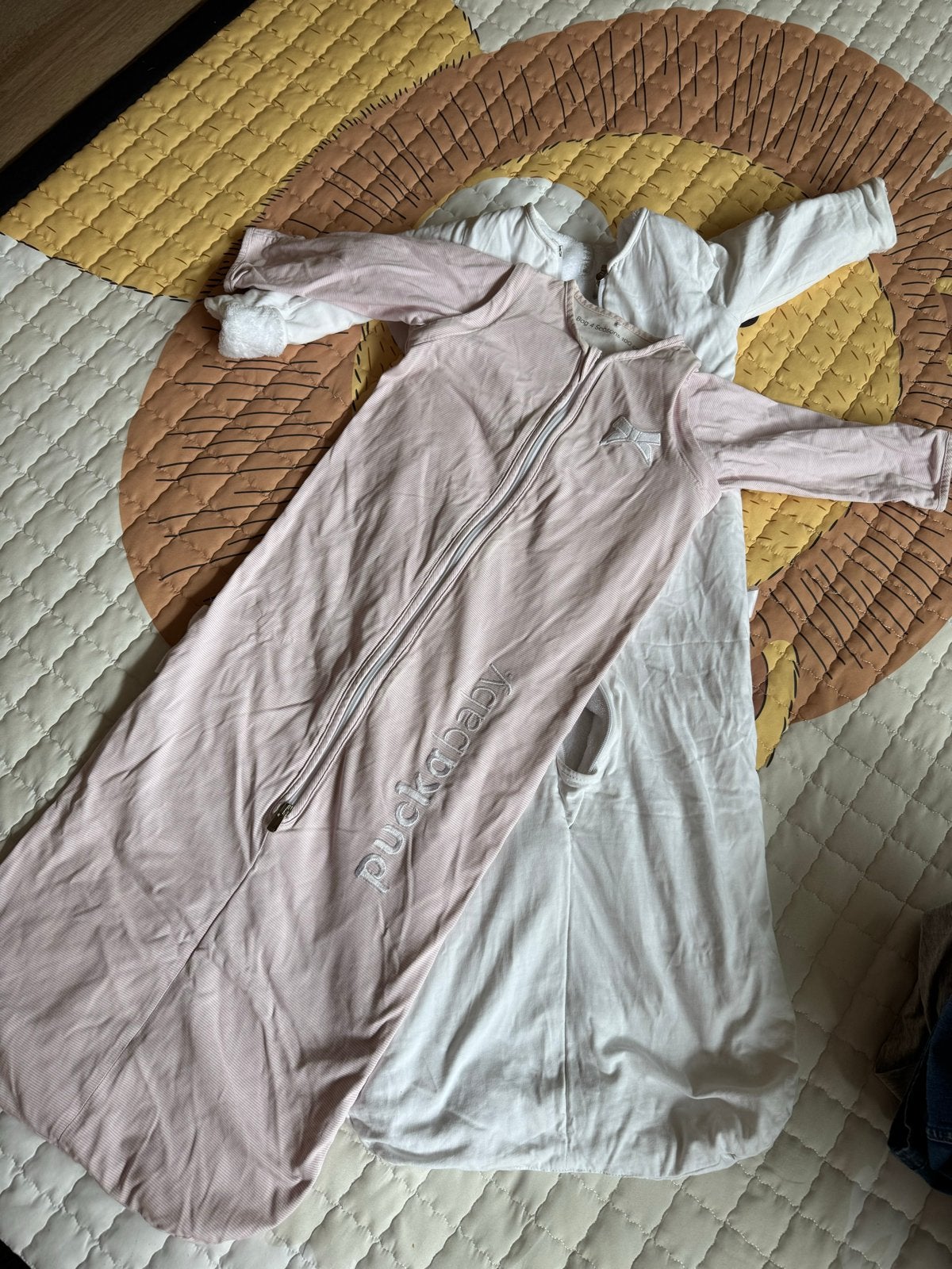 Puckababy 4 seizoenen slaapzak roze/wit, rook- en huisdiervr, Ophalen, Gebruikt, Puckababy, Roze