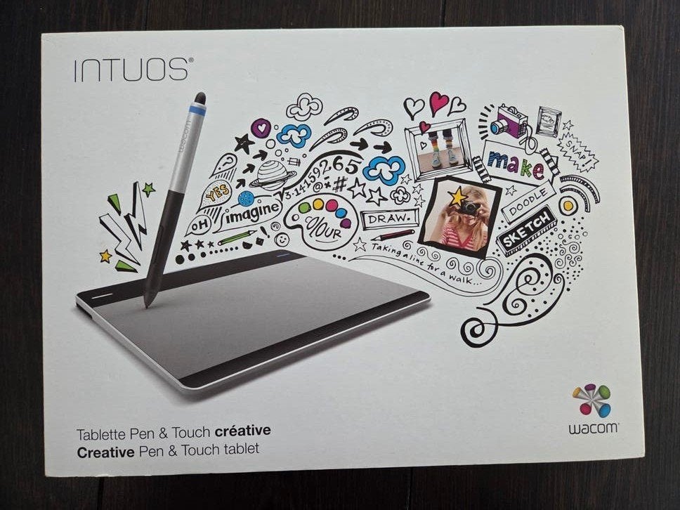 Wacom Intuos Creative Pen & Touch Tablet CTH-480S, Ophalen of Verzenden, Zo goed als nieuw, MacOS