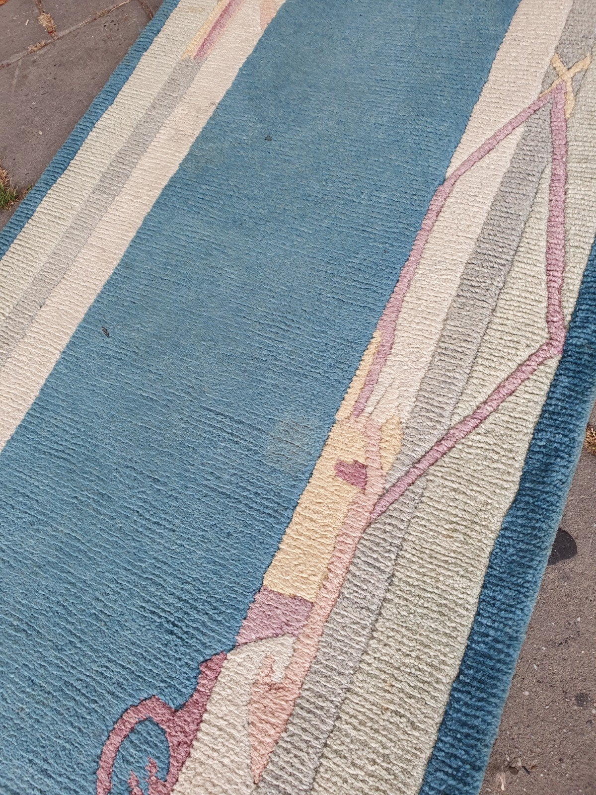 Perzische loper 320x74 cm., Huis en Inrichting, Gebruikt, Seventies, 200 cm of meer, Rechthoekig