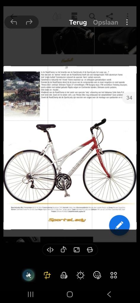 Koga damestoerfiets type sportslady, oudje,fiets heerlijk, 28 inch, Velgrem, Ophalen of Verzenden, Koga Miyata