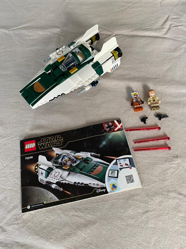 Lego 75248 Resistance A-Wing Starfighter, Kinderen en Baby's, Speelgoed | Duplo en Lego, Compleet, Gebruikt, Star Wars, Lego