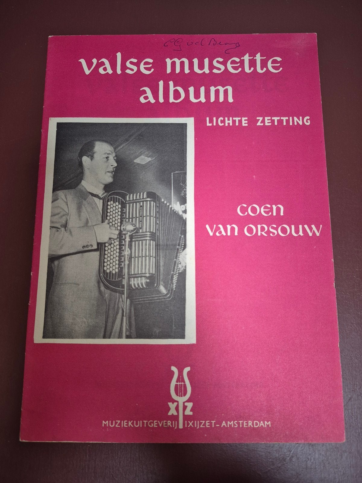 Valse Musette Album - Coen van Orsouw (Lichte Zetting), Gebruikt, Wereldmuziek, Ophalen of Verzenden, Artiest of Componist