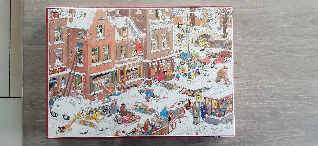 JAN VAN HAASTEREN 5000 STUKJES  NIEUW, Ophalen of Verzenden, Meer dan 1500 stukjes, Nieuw, Legpuzzel