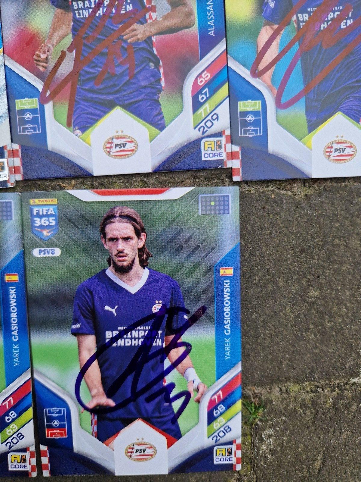 Gesigneerde psv kaarten+bewijzen, Ophalen, PSV