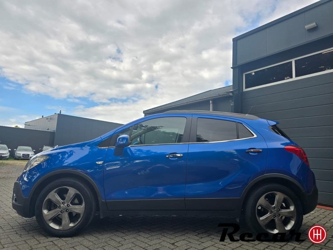Opel Mokka - 1.4 T Cosmo/Camera/Navi/Pdc/Cruise/Trekhaak, Euro 5, Gebruikt, 4 cilinders, Blauw