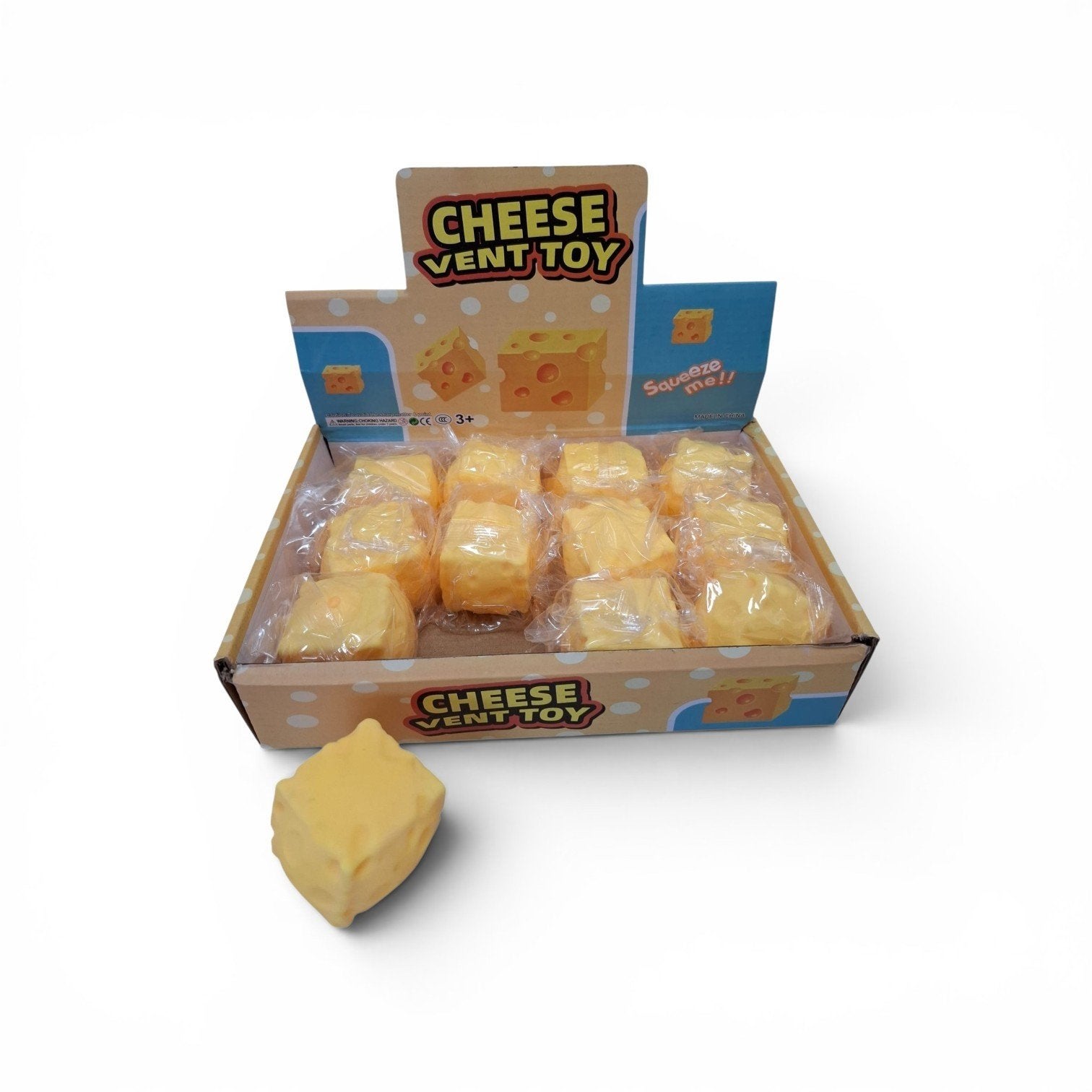 Cheesy Vent Toy 12 stuks Groothandel € 2 p.st., Kinderen en Baby's, ., Jongen of Meisje, Nieuw, Ophalen of Verzenden