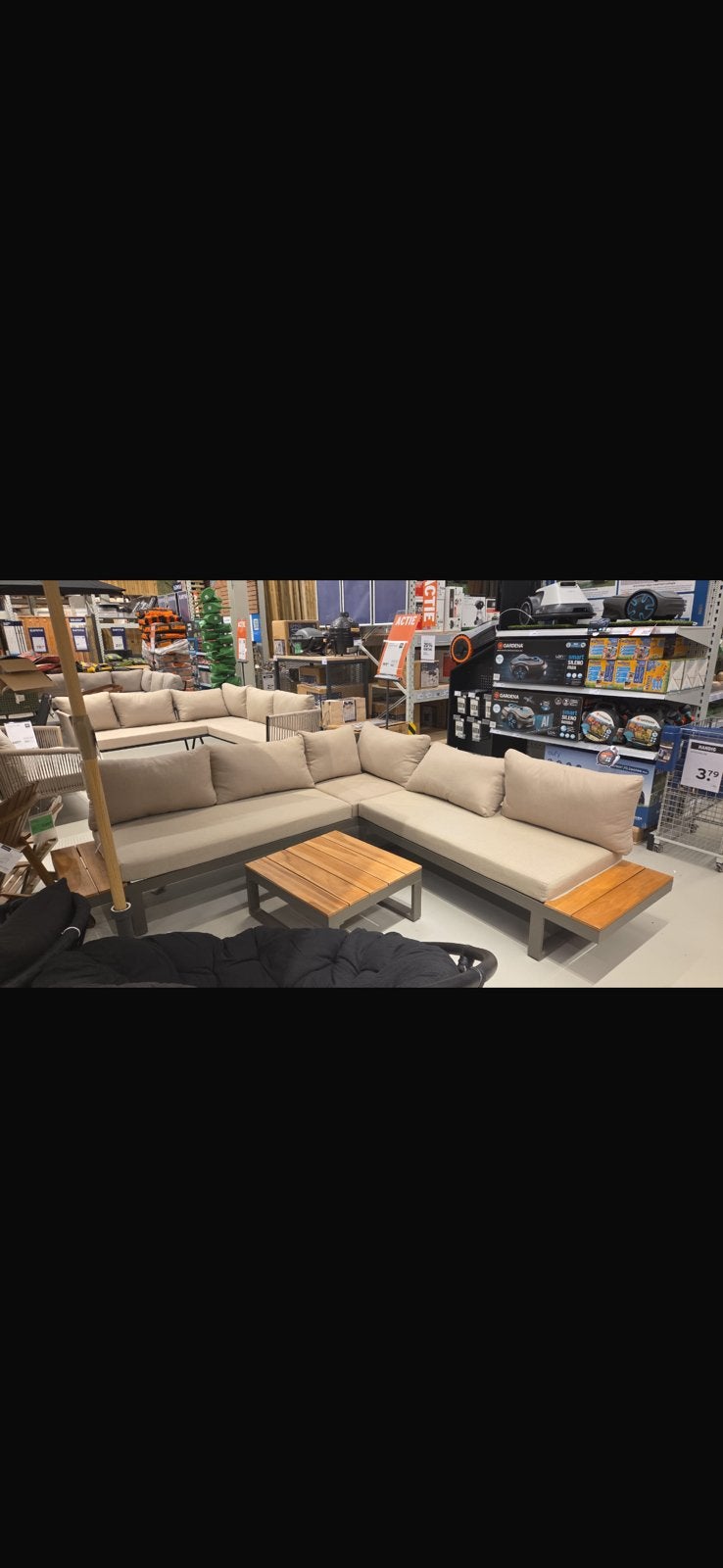 Nieuwe loungeset, Ophalen of Verzenden, Zo goed als nieuw, Aluminium