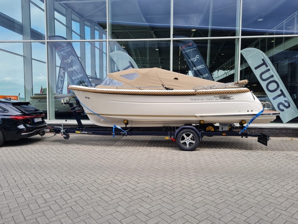 Als nieuw Primeur 615, Watersport en Boten, Sloepen, Ophalen, 60 pk, Tender, Diesel