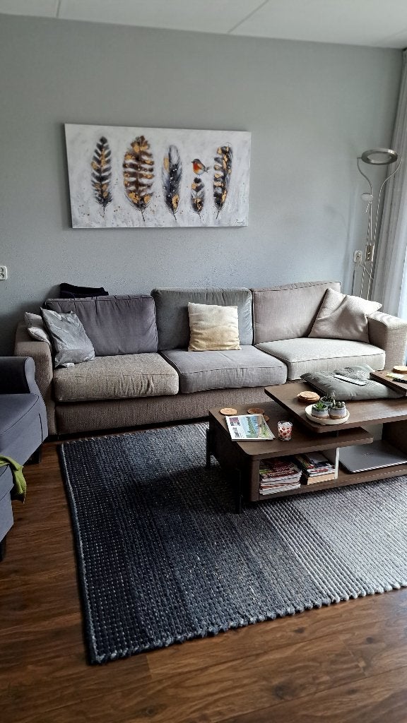 4 zitsbank, Ophalen, 250 tot 300 cm, Gebruikt, 75 tot 100 cm