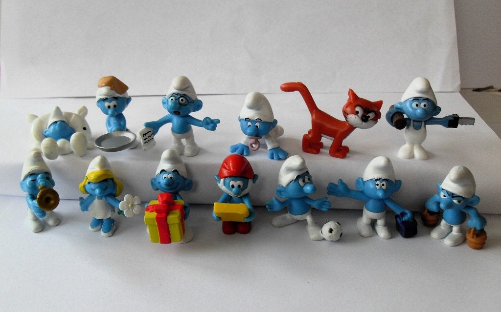13 Smurfen 2008 AH, Verzamelen, Ophalen of Verzenden, Zo goed als nieuw, Verschillende Smurfen, Poppetje, Figuurtje of Knuffel