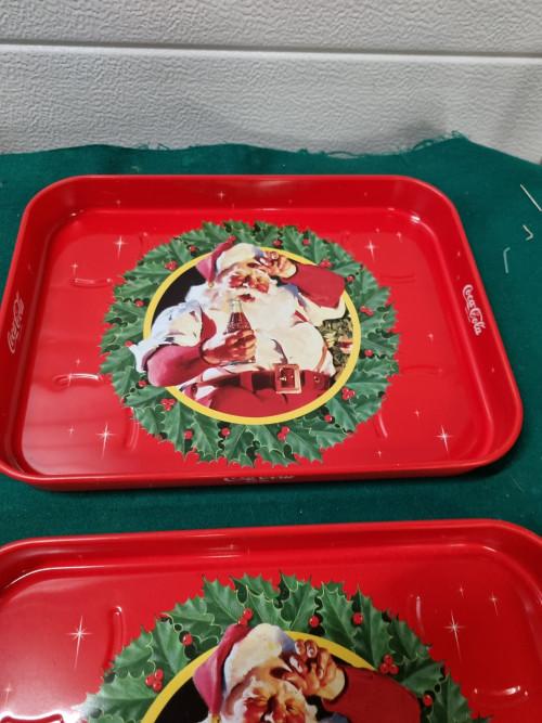 Dienblad coca cola kerst 2 stuks, Huis en Inrichting, Woonaccessoires | Dienbladen, Ophalen of Verzenden, 'T Olde Gre-j, Info@toldegrej.nl